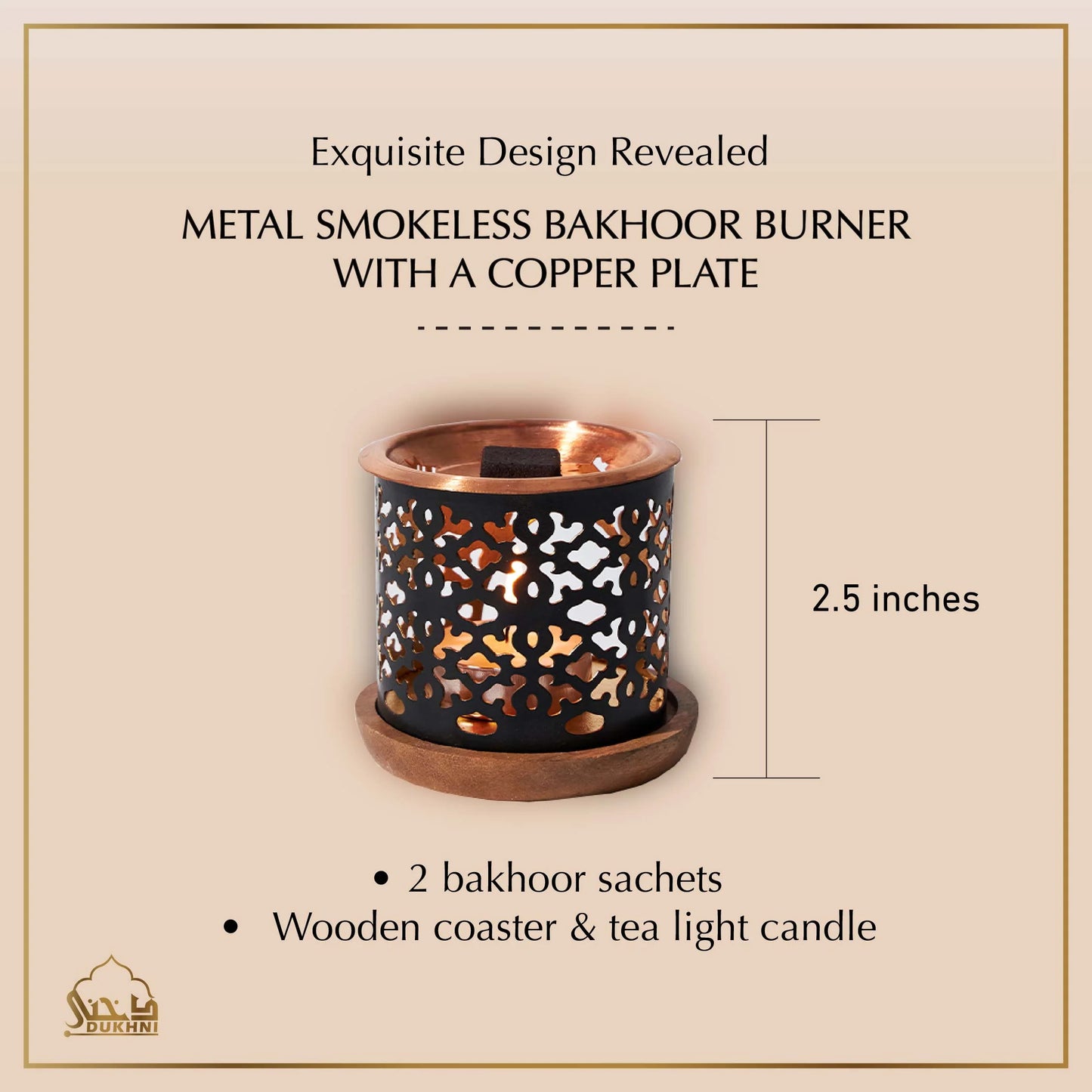 Snowflake Candle Bakhoor Burner